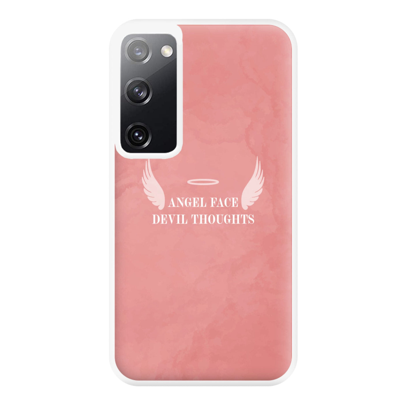 Angel Face Devil Thoughts Phone Case