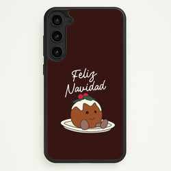 Christmas Pudding Plush Galaxy S23 Case