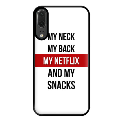 My Netflix & My Snacks Phone Case