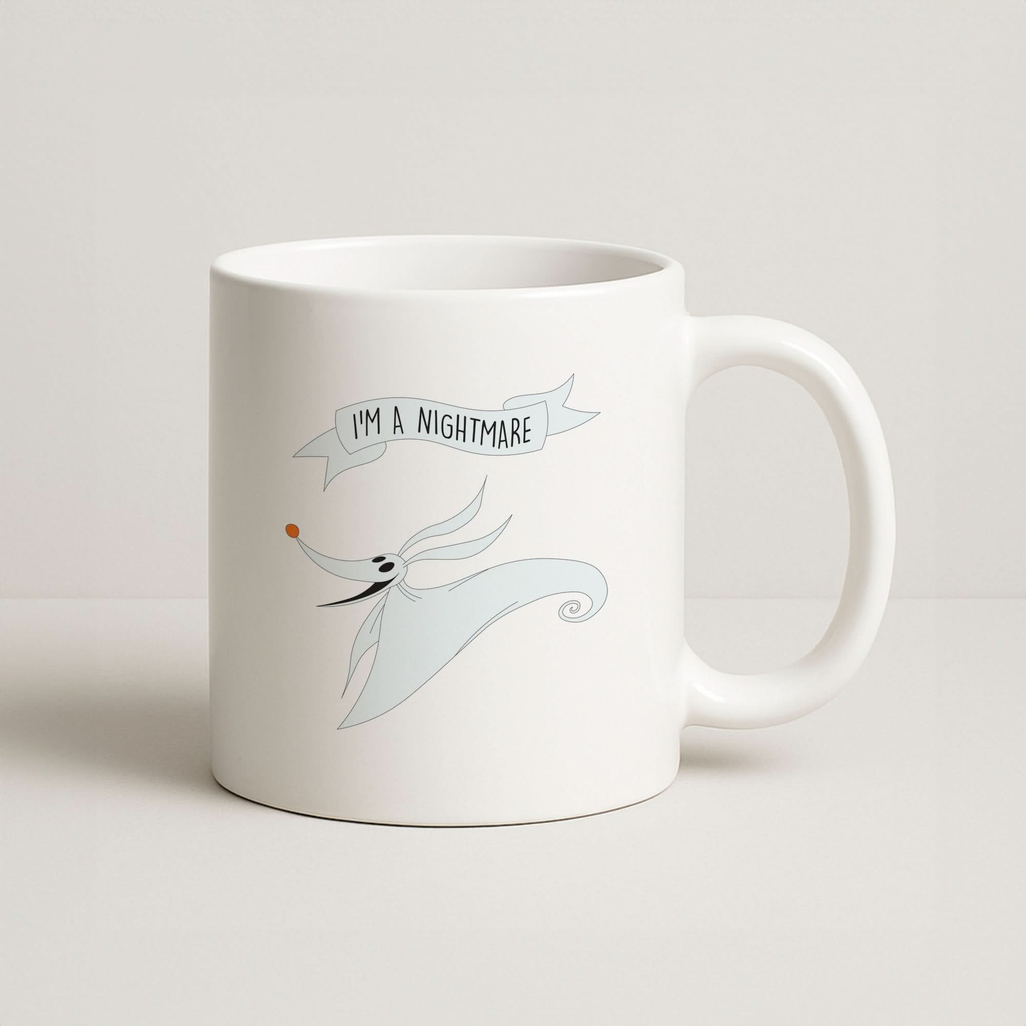 Stripey I'm A Nightmare Coffee Mug