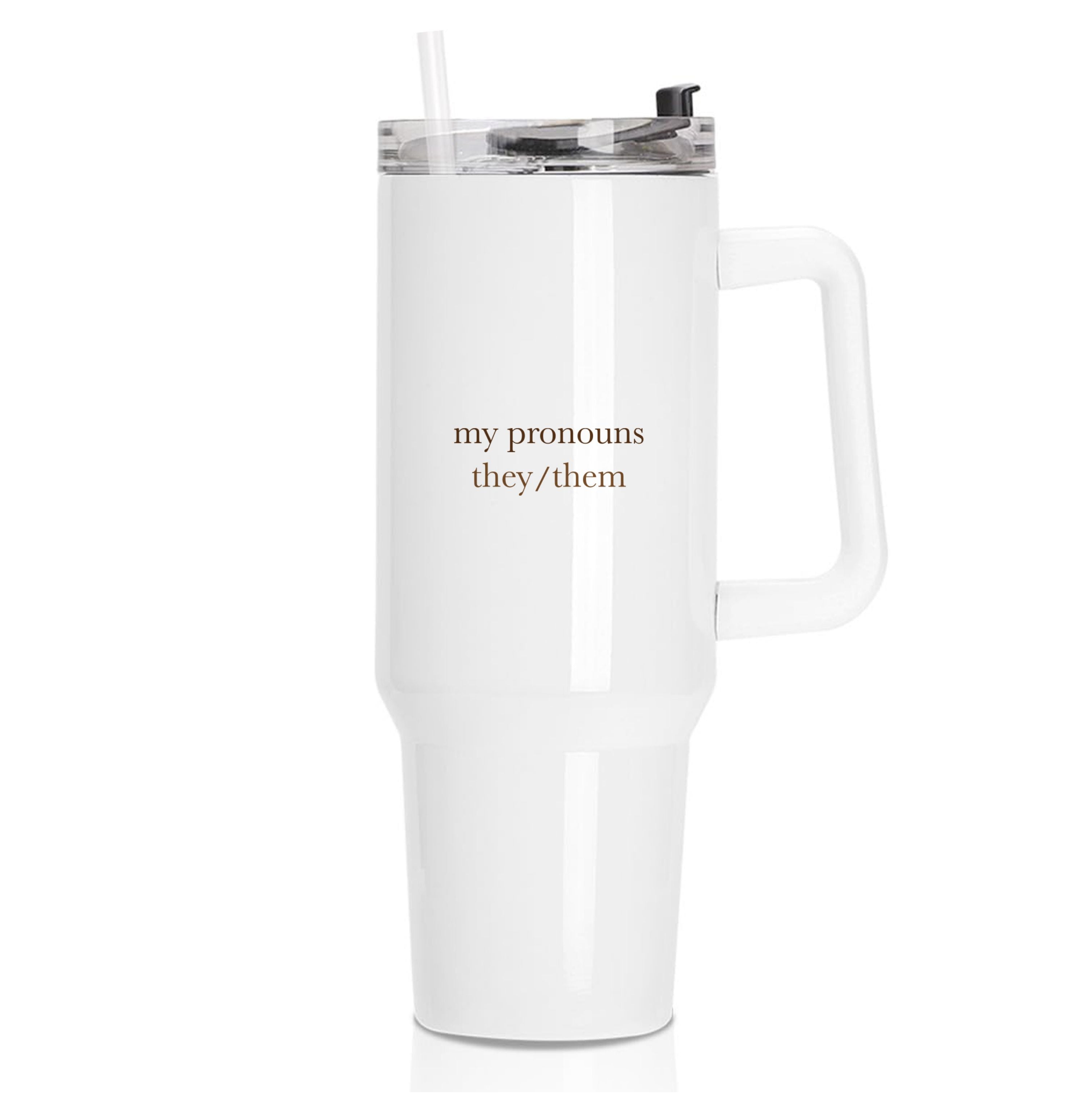 They & Them - Pronouns Tumbler