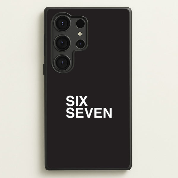 6 7 Black Galaxy S25 Ultra Case