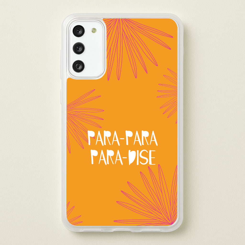 Paradise Lyrics Galaxy S20FE Case