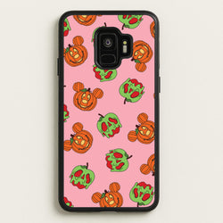 Pumpkin Mouse And Poison Apple Pattern Galaxy S9 Case
