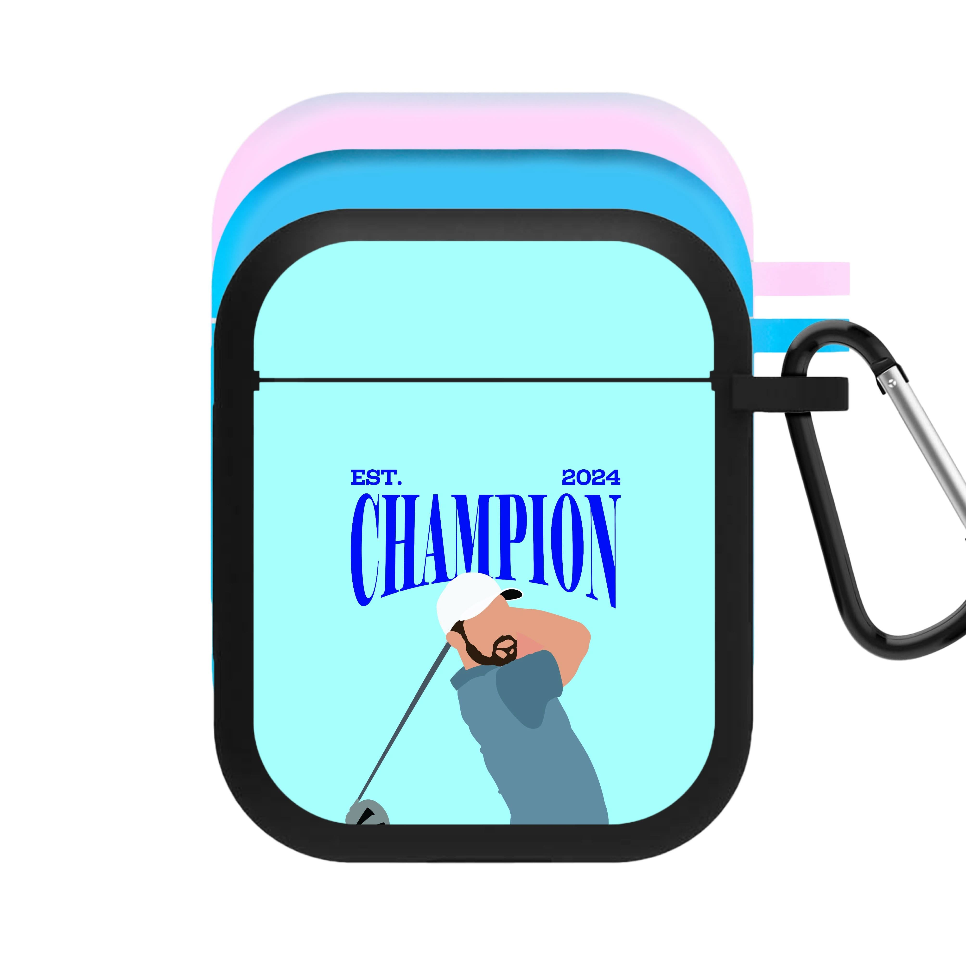 Schauffele Champion 2024 AirPods Case