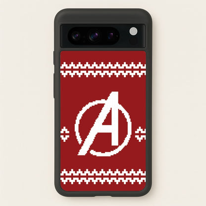 Superhero Team Red Christmas Jumper  Google Pixel 8 Pro Case