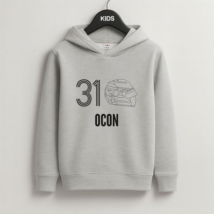 Ocon Helmet 2026 Grey Kids Hoodie