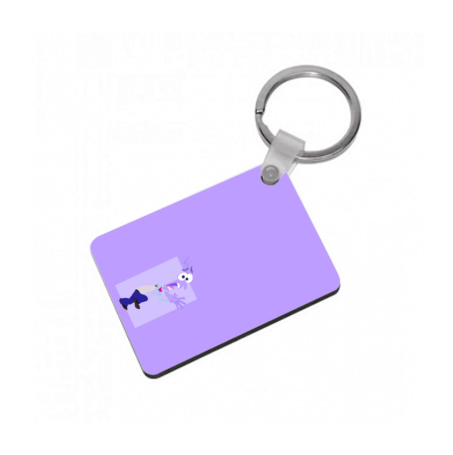 Fear - Inside Out Keyring