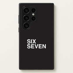 6 7 Black Galaxy S24 Ultra Case
