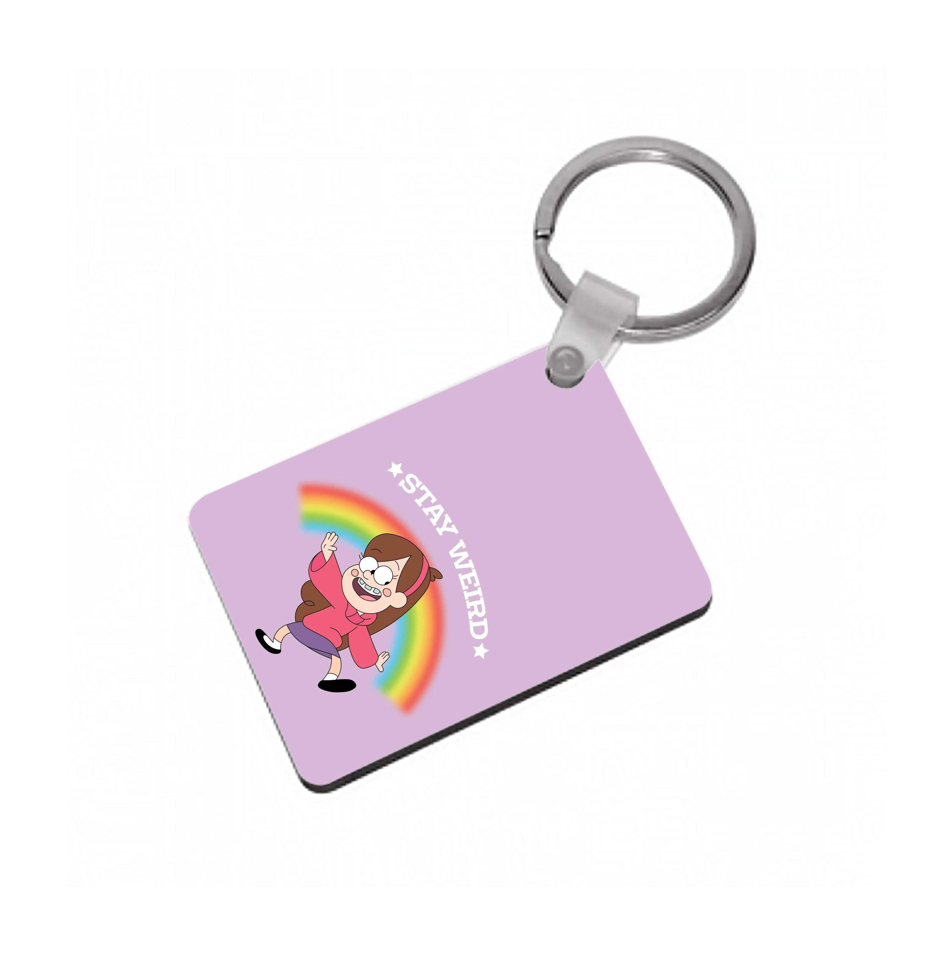 Stay Weird Keyring