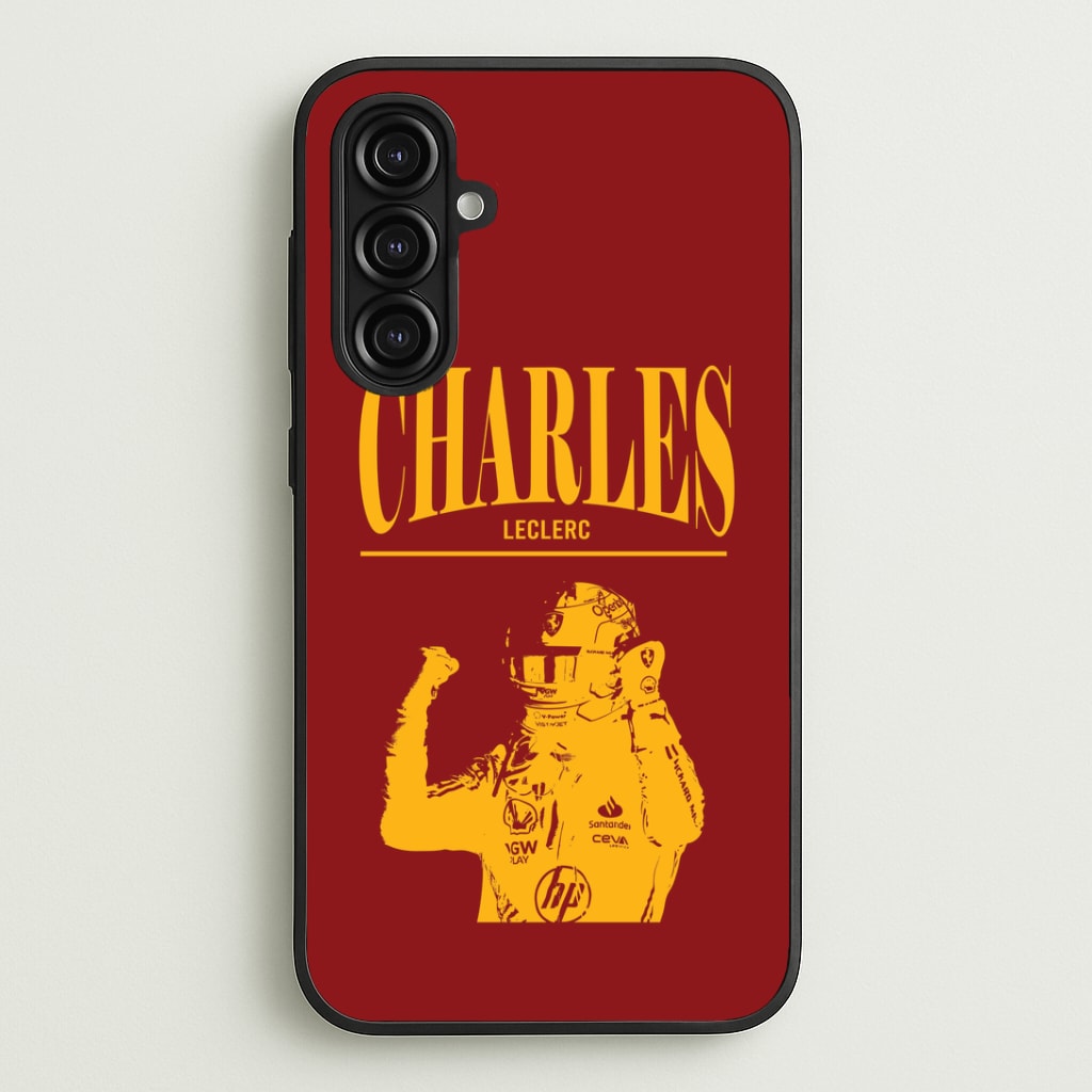 Charles Red And Gold Galaxy A16 Case