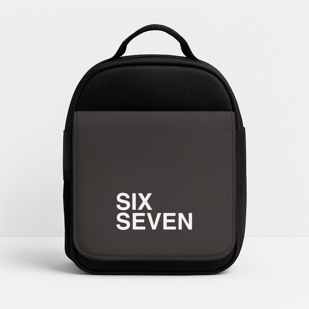 6 7 Black Lunchbox