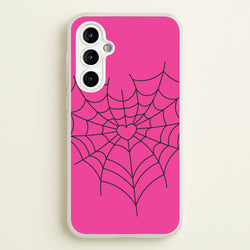 Spiderweb Hearts II Galaxy A54 Case