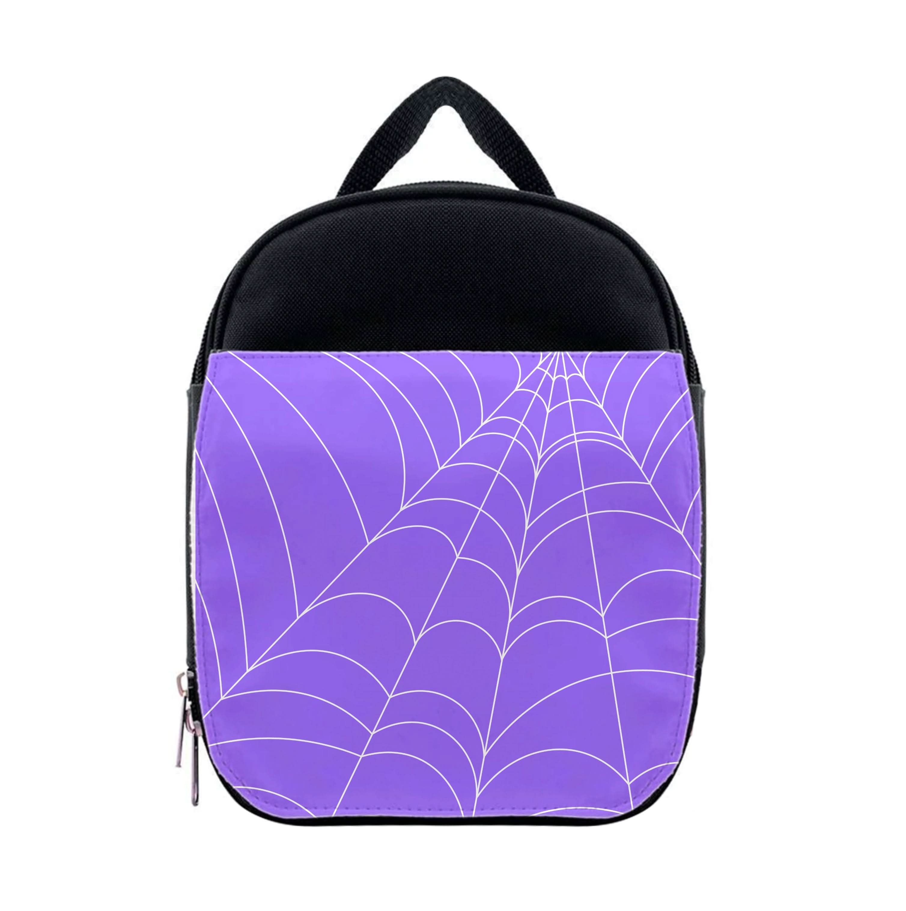 Purple Cobweb Pattern Lunchbox