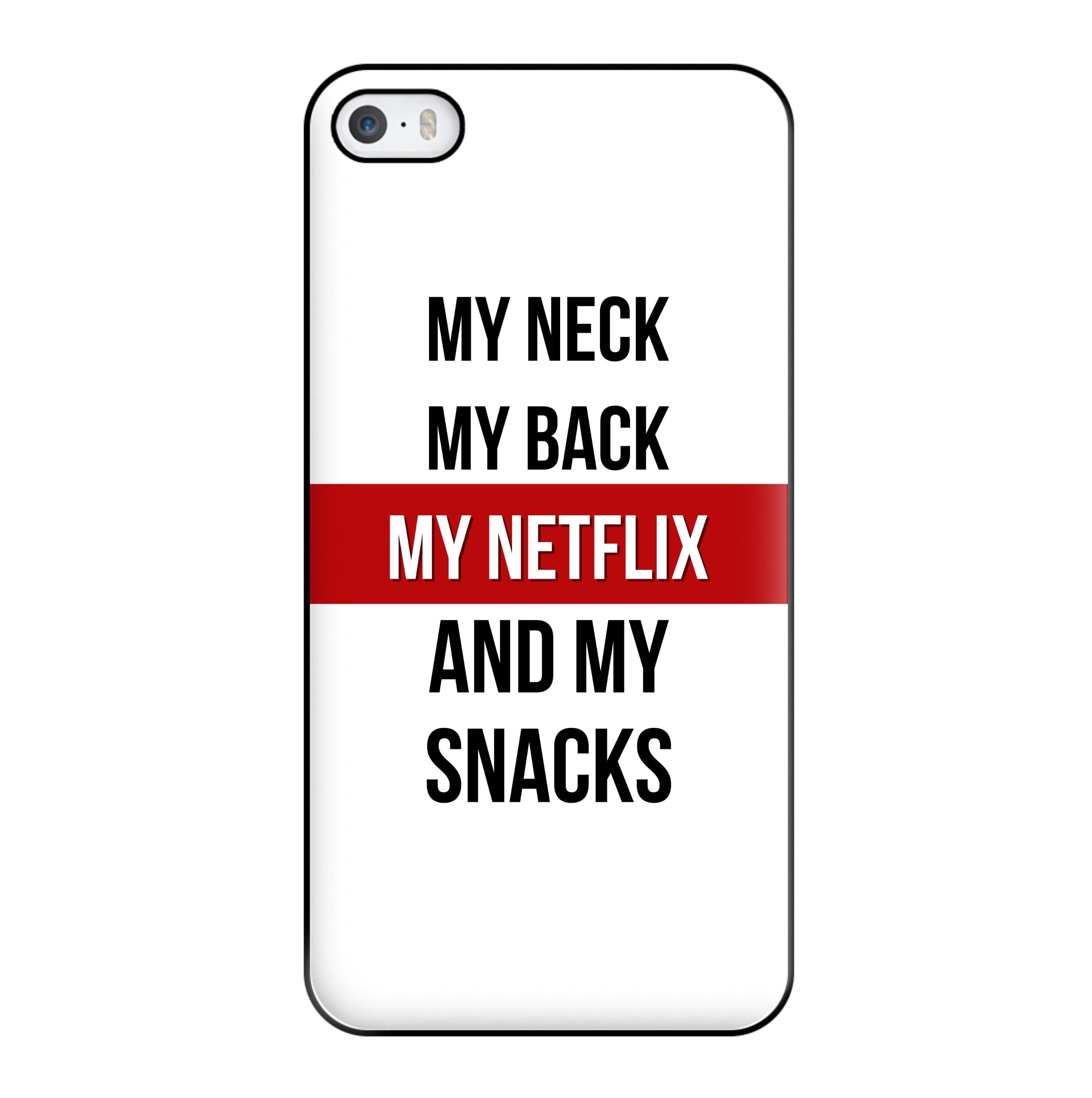 My Netflix & My Snacks Phone Case