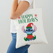Cute Blue Alien Elf Tote Bag 2