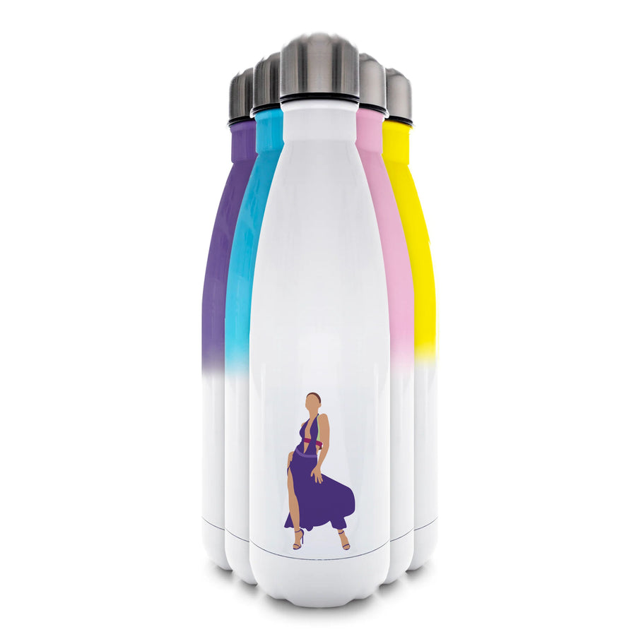 Yellow And Purple - Zendaya Water Bottle