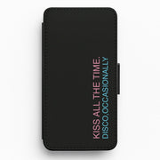 Disco Occasionally Text Flip / Wallet Phone Case 1
