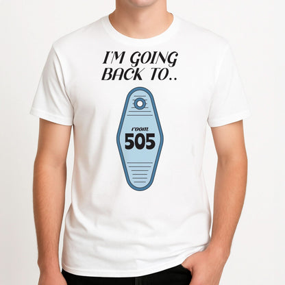 I'm Going Back To 505 Keyring Mens T-Shirt