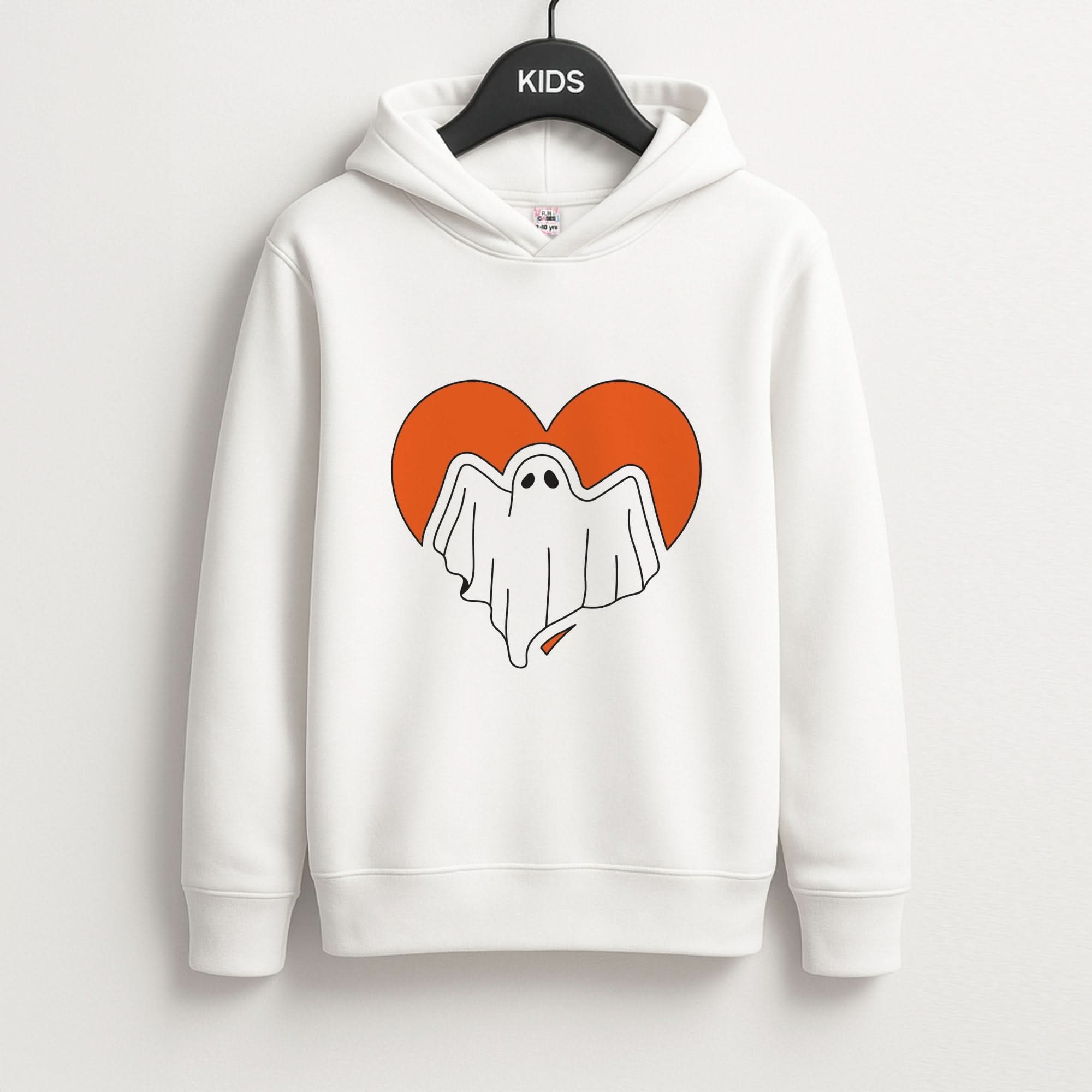 Ghost Heart  Kids Hoodie