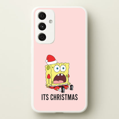 It's Christmas Cartoon Sponge Galaxy A55 Case