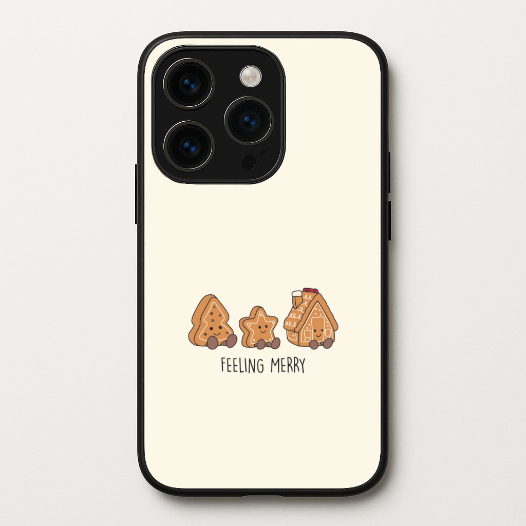 Gingerbread Plushies Quote iPhone 14 Pro Case