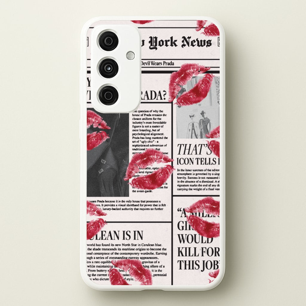Headline Kisses Galaxy A35 Case