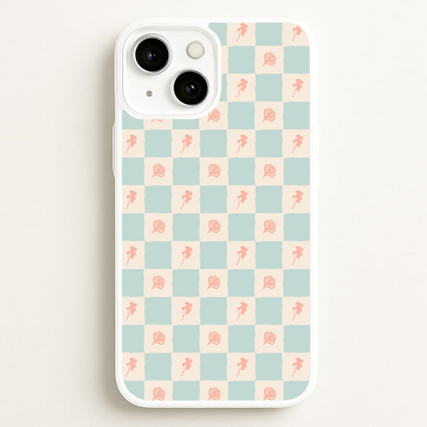 Patchwork Floral Pattern iPhone 13 Mini Case