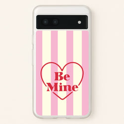 Be Mine Stripey Google Pixel 7a Case