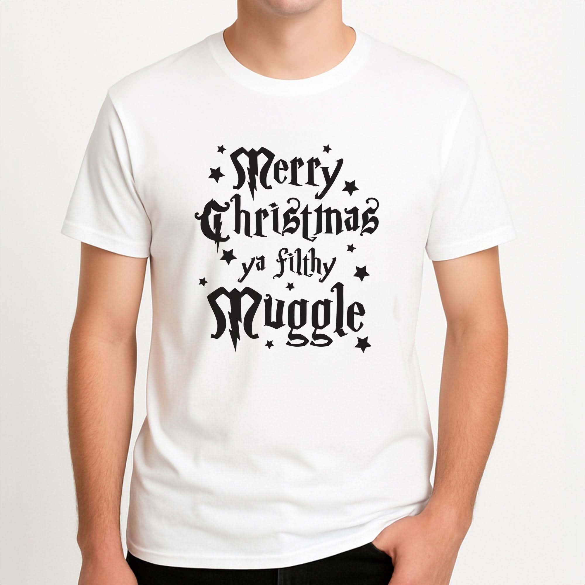 Merry Christmas You Filthy Muggle Mens T-Shirt