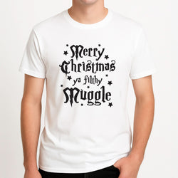 Merry Christmas You Filthy Muggle Mens T-Shirt