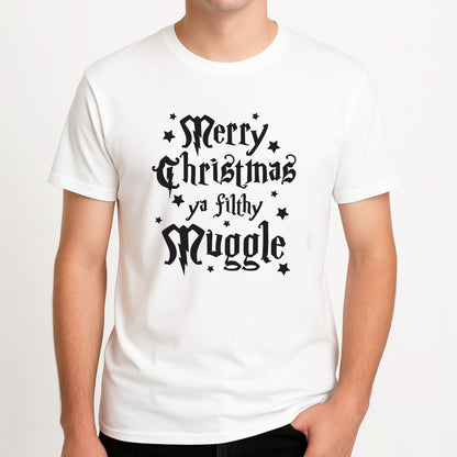 Merry Christmas You Filthy Muggle Mens T-Shirt