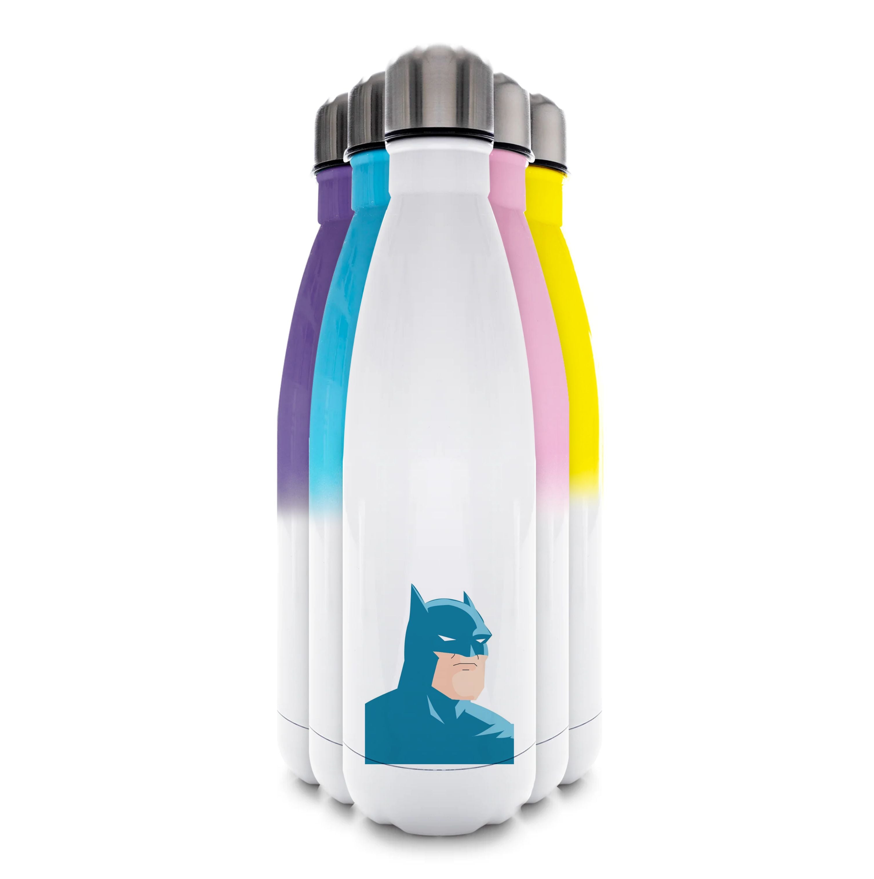 Blue Bat Superhero Water Bottle