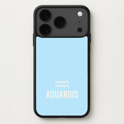 Aquarius Pastel Zodiac iPhone 17 Pro Max Case