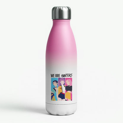 We Are Hunters Pink Water Bottle