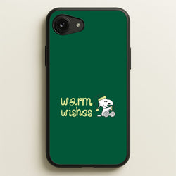 Cartoon Beagle Warm Wishes iPhone 16e Case
