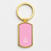Libra Pastel Zodiac Luxury Keyring 3