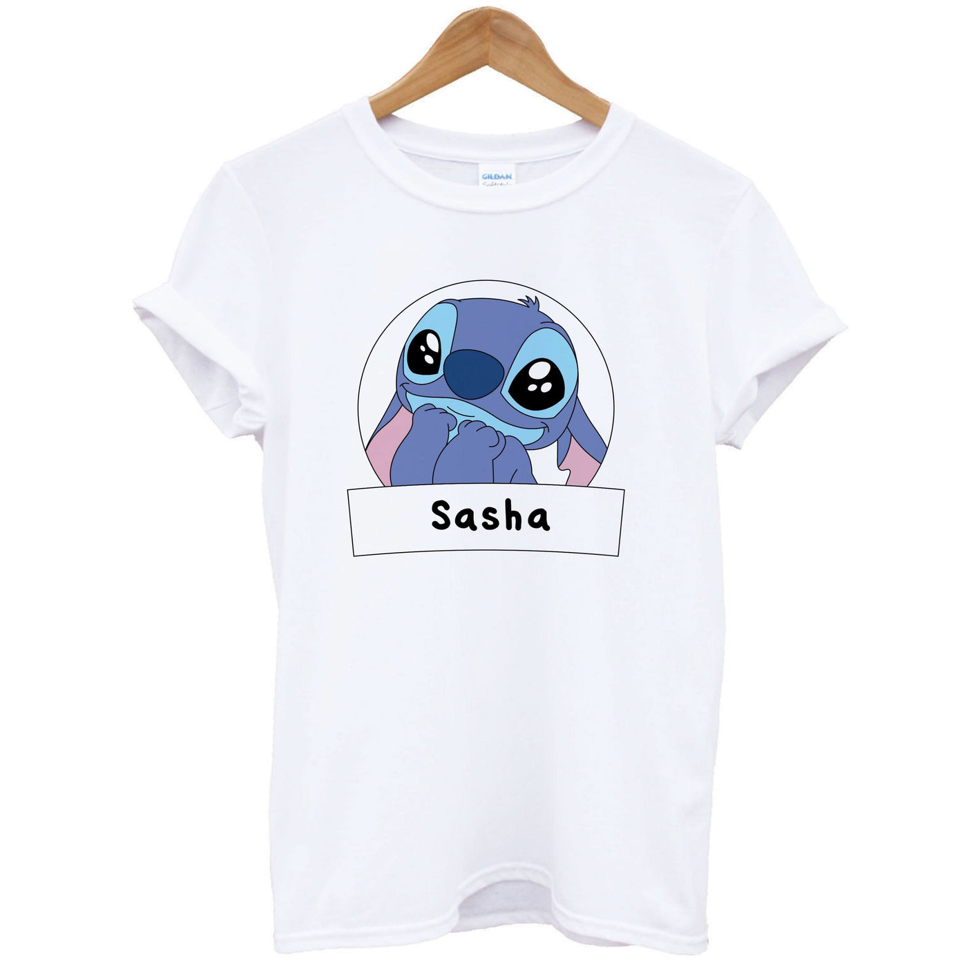 Personalised Cute Blue Alien  T-Shirt