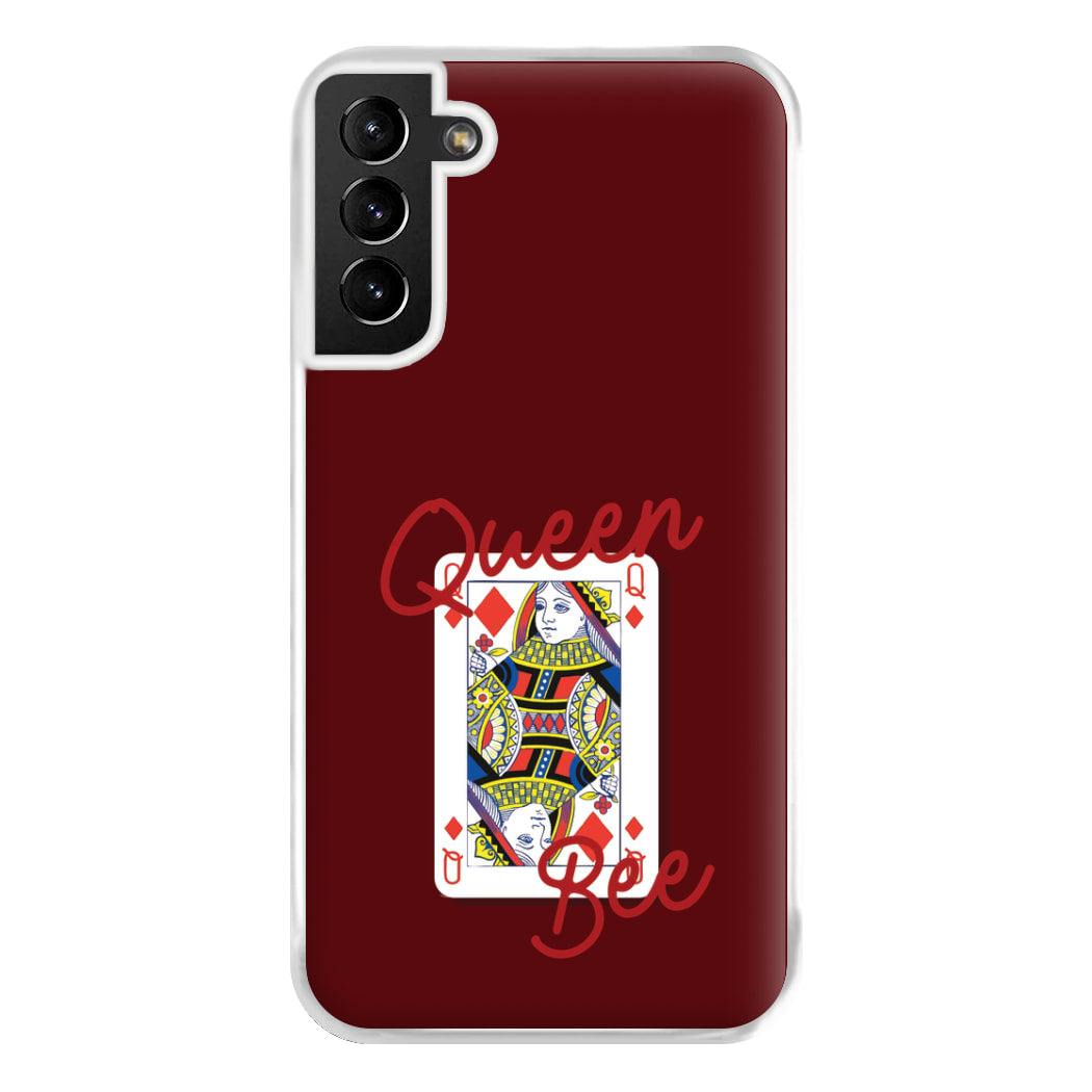 Queen Bee Playing Card Galaxy S21 Case