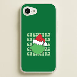 Green Creature Christmas iPhone 16e Case