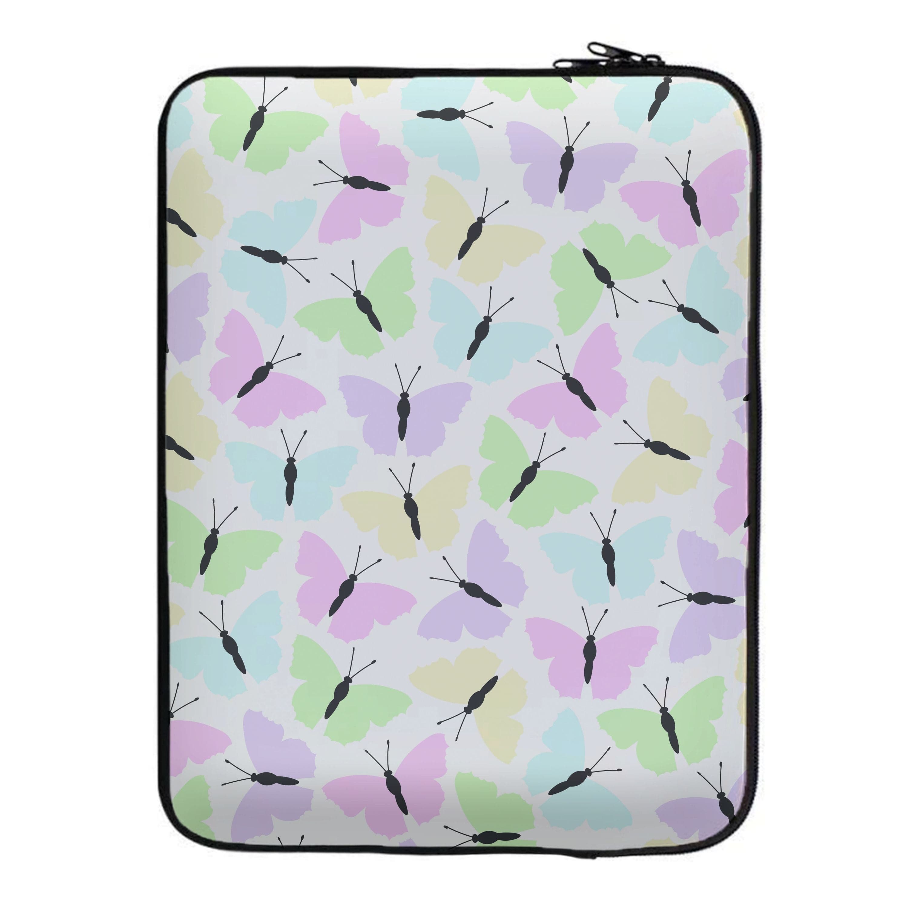 Multi Coloured Butterfly - Butterfly Patterns Laptop Sleeve