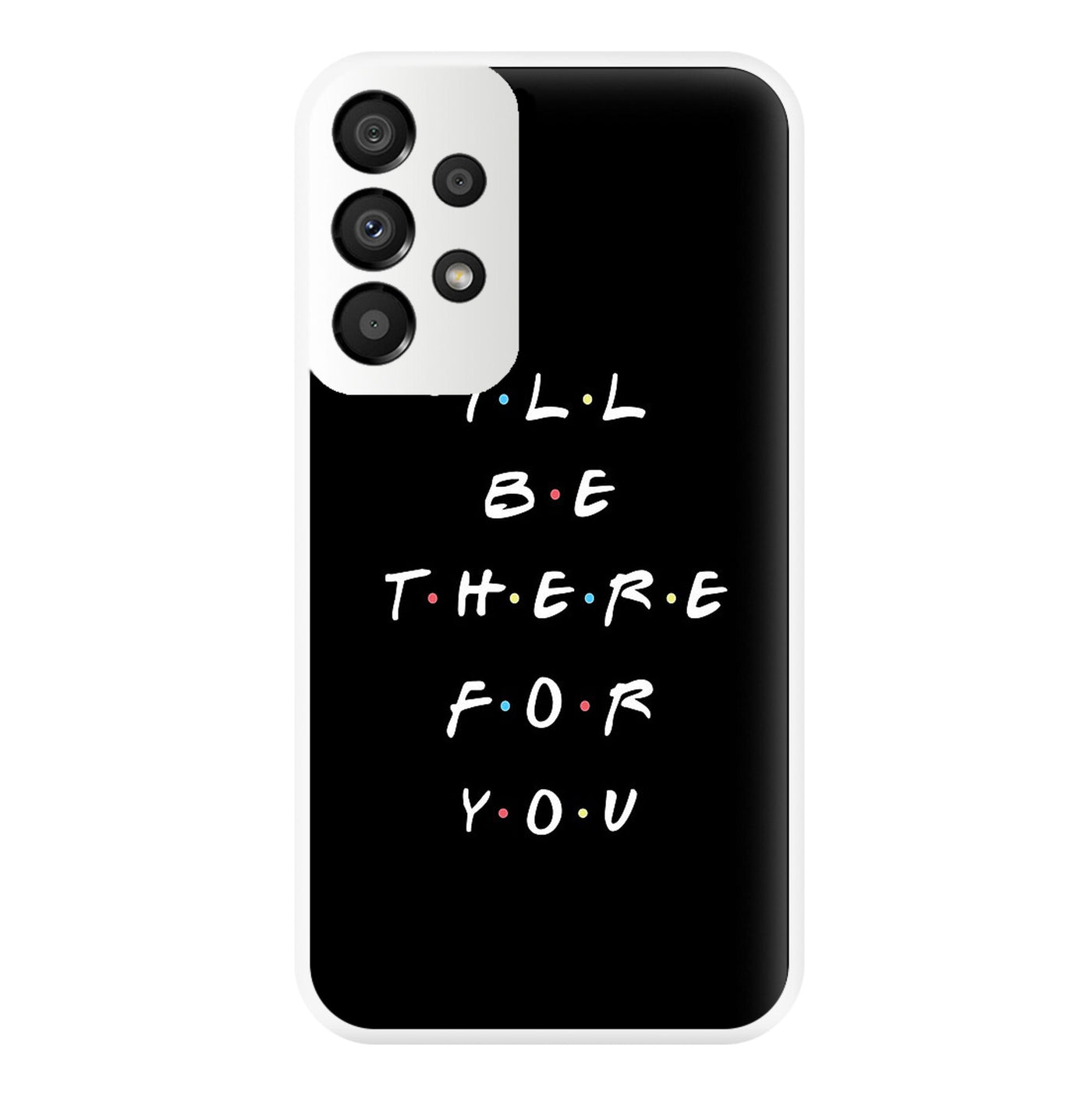 Black I'll Be There For You - Friends Phone Case