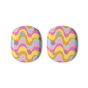 Summer Waves Retro Pattern AirPods Max Case 3
