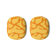 Yellow Blobs Abstract Pattern AirPods Max Case 3