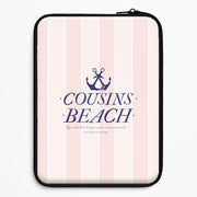 Stripes Cousin Beach Laptop Sleeve 1