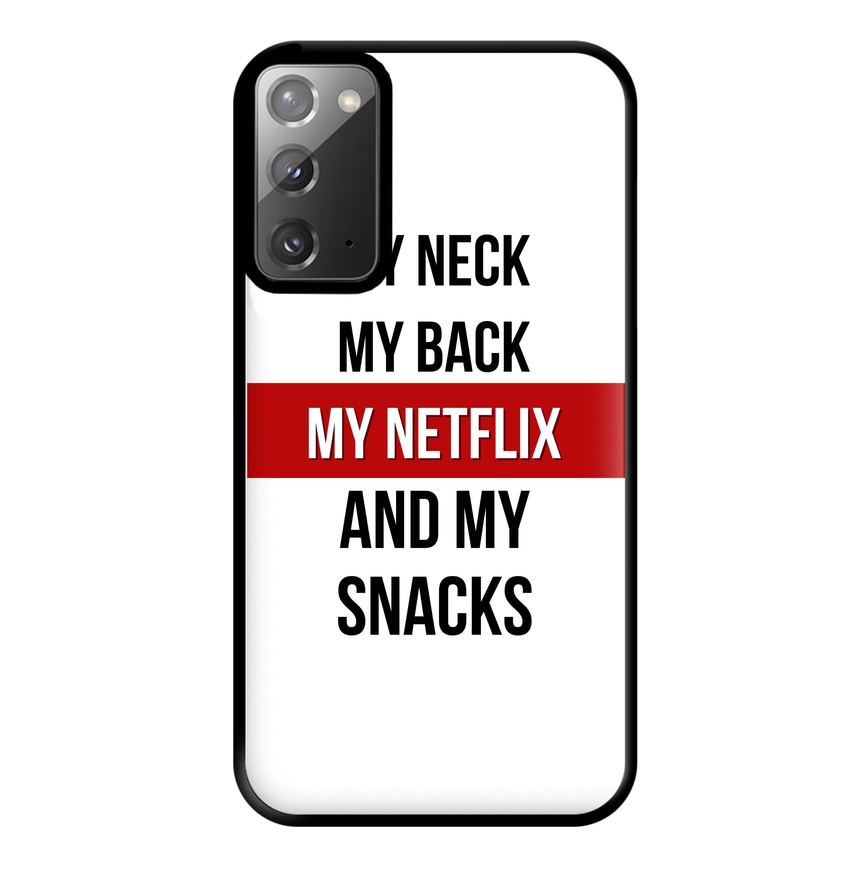 My Netflix & My Snacks Phone Case