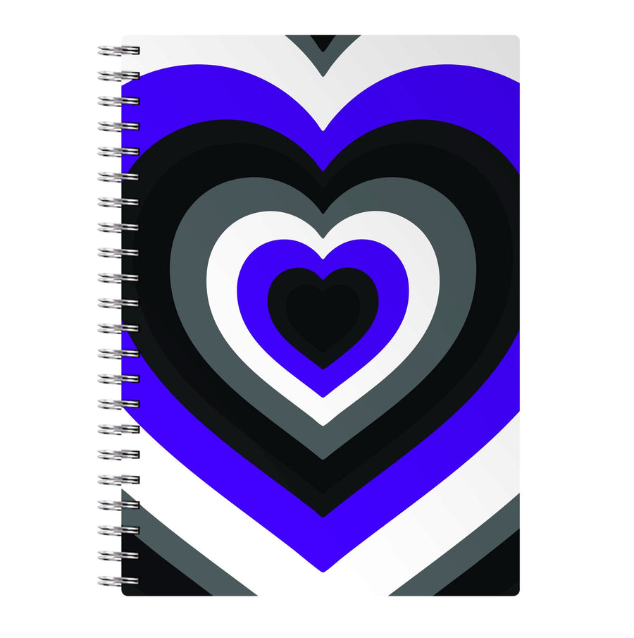 Asexual Pride Heart Notebook