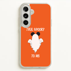 Talk Spooky To Me Mouse Ghost Galaxy A56 Case