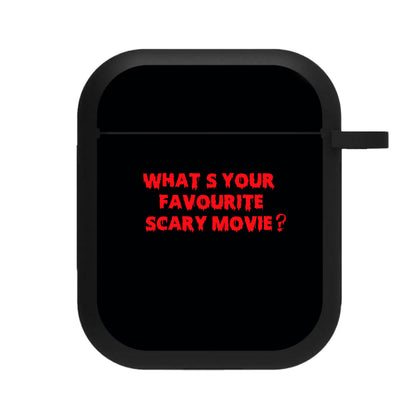 What's Your Favourite Scary Movie - Halloween AirPods Case