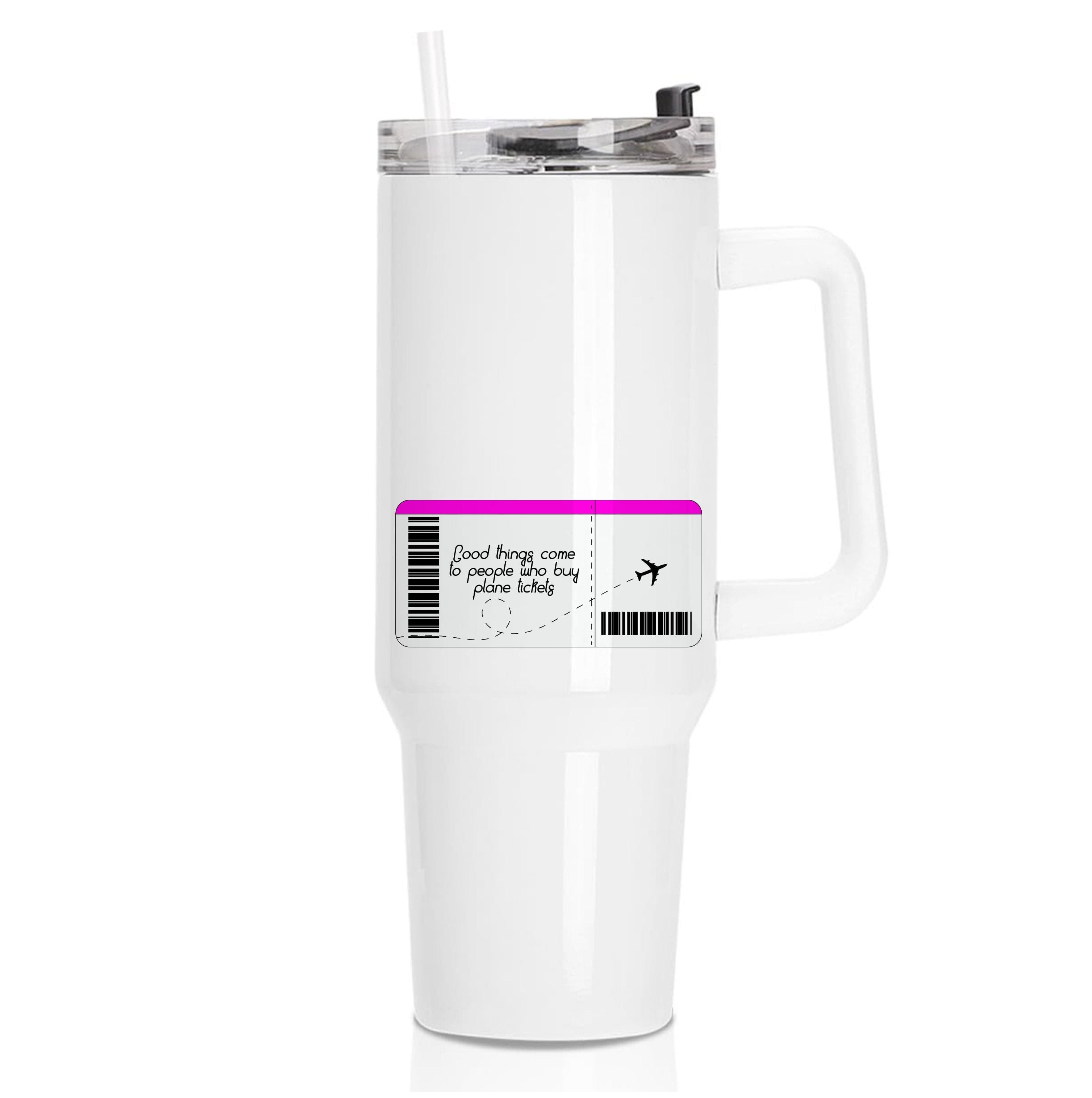 Buy Plane Tickets - Travel Tumbler